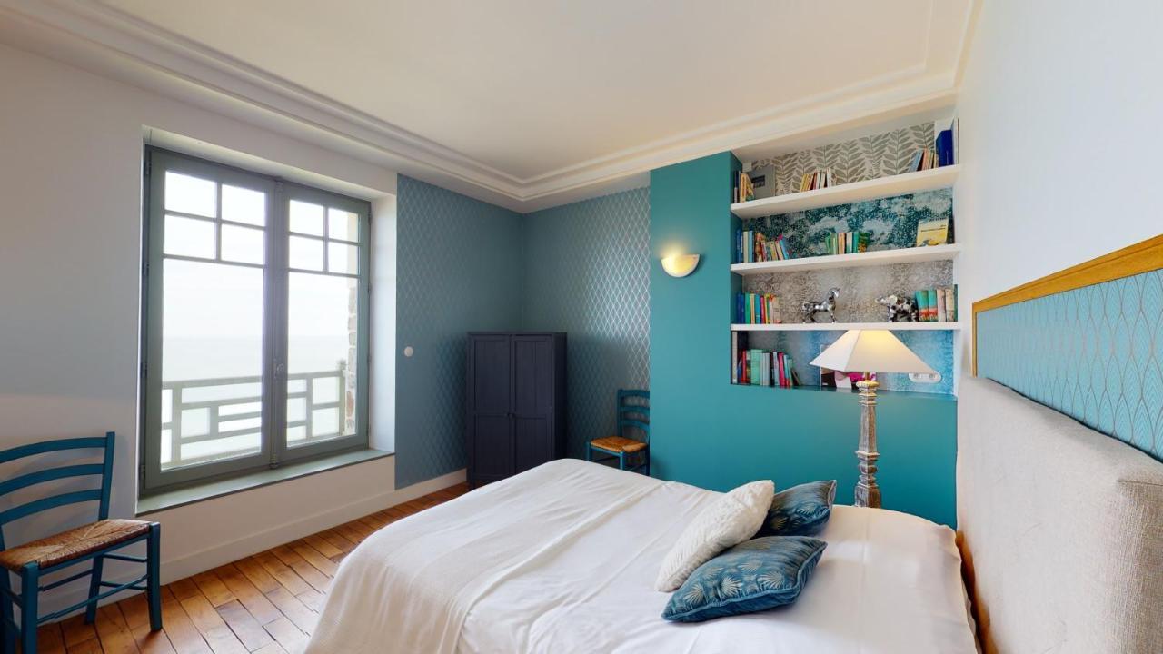 غرانفيل Les Roches Grises, Luxueuse Villa Face Mer, 4Etoiles, Spa Et Jardin Panoramique, Societe La Clef Decamp المظهر الخارجي الصورة