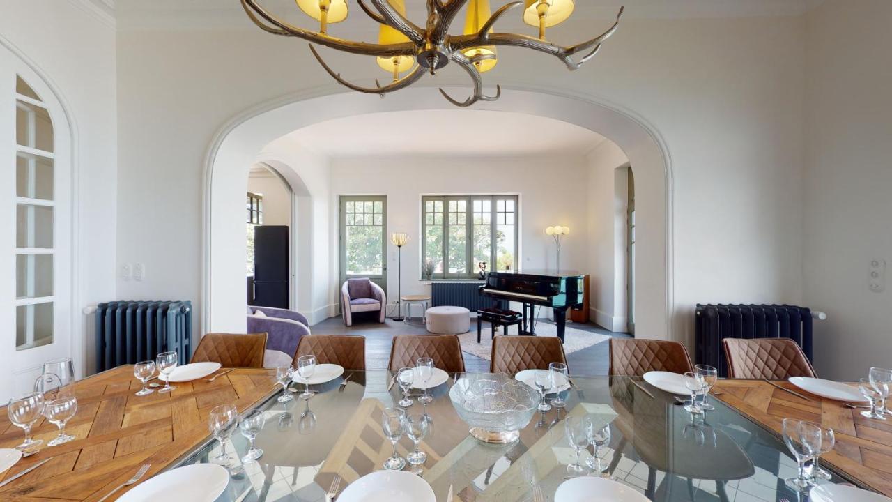 غرانفيل Les Roches Grises, Luxueuse Villa Face Mer, 4Etoiles, Spa Et Jardin Panoramique, Societe La Clef Decamp المظهر الخارجي الصورة